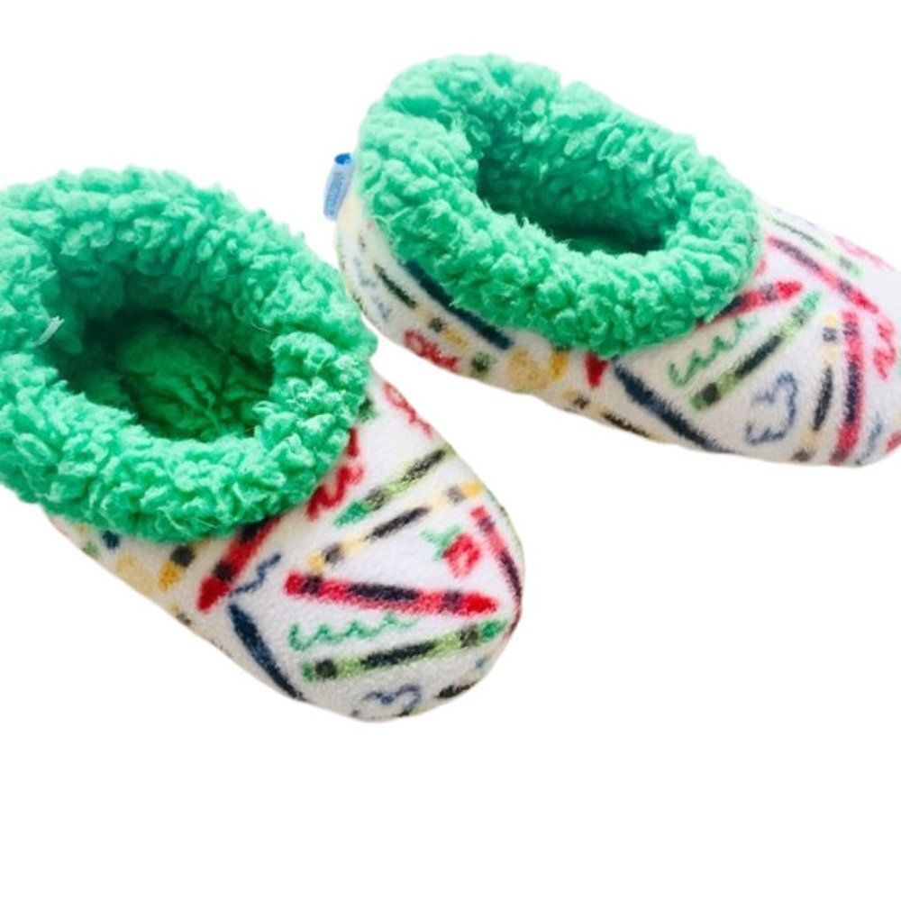 𝅺snoozies Scribble Pencil Slippers